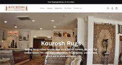 Desktop Screenshot of kouroshrugs.com